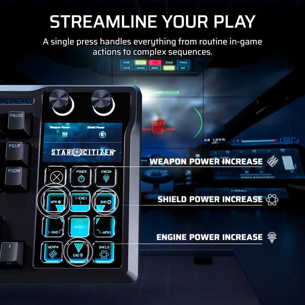 GALLEON 100 SD Stream Deck-Integrated Mechanical Keyboard