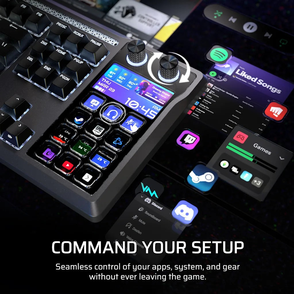 GALLEON 100 SD Stream Deck-Integrated Mechanical Keyboard